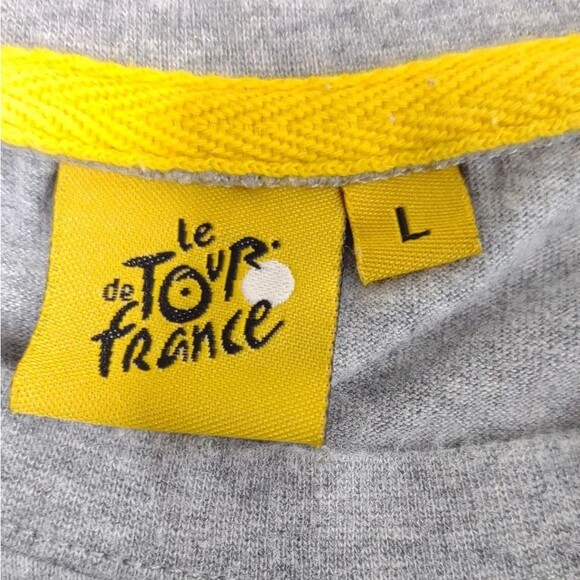 Paris Tour De France 2013 Race Map Gray and YellowShort Sleeve Tshirt si… - Picture 7 of 16